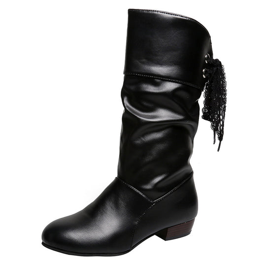 Damen Kniehohe Stiefel Shop Nory