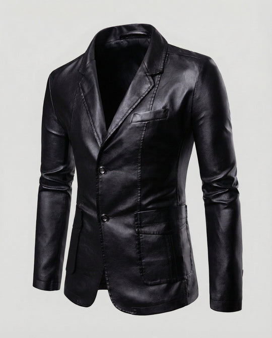 Herren Lederblazer elegant