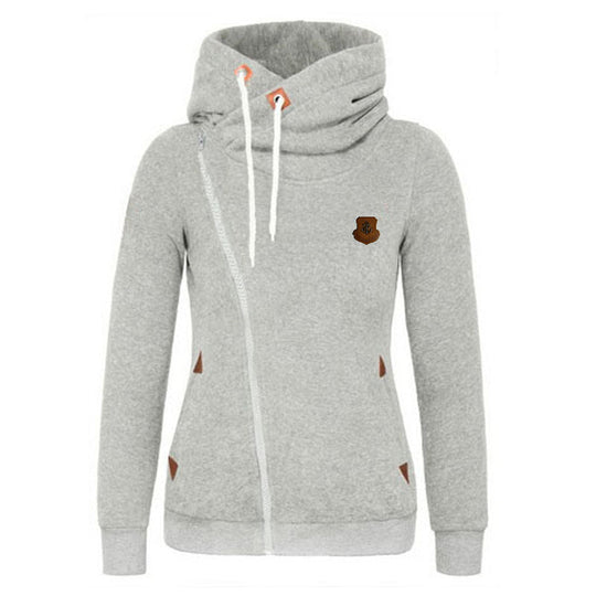 Damen gemütlicher Lagenlook Pullover mit hohem Kragen