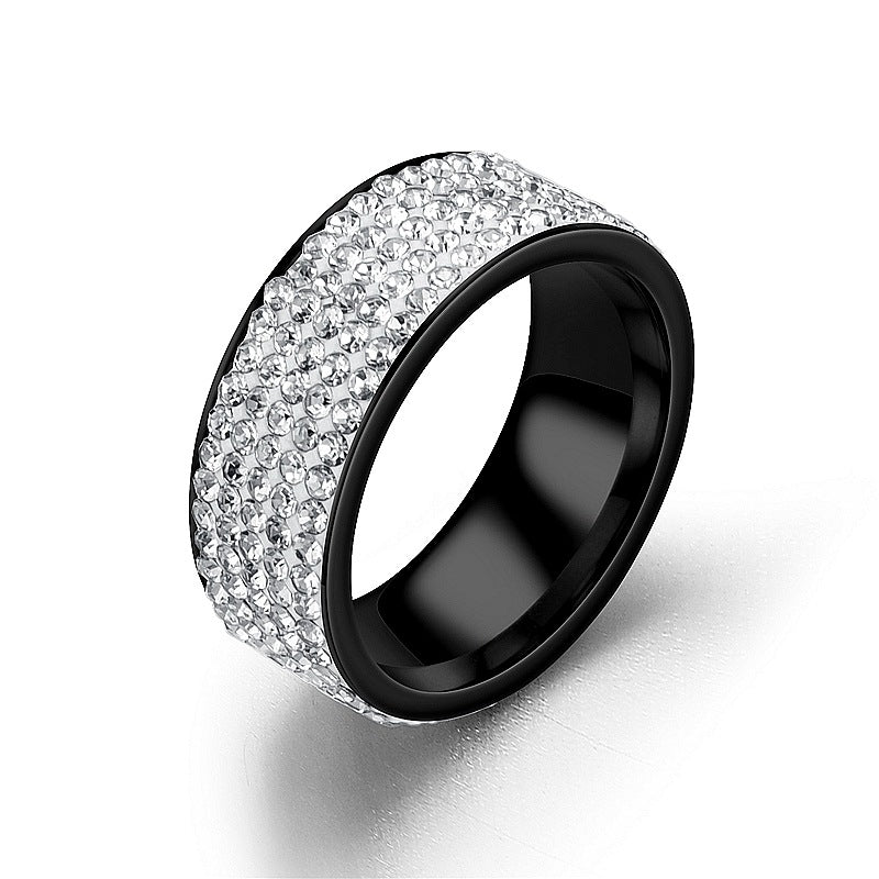 Damen Ring mit funkelndem Zirkonia-Besatz und elegantem Design Shop Nory