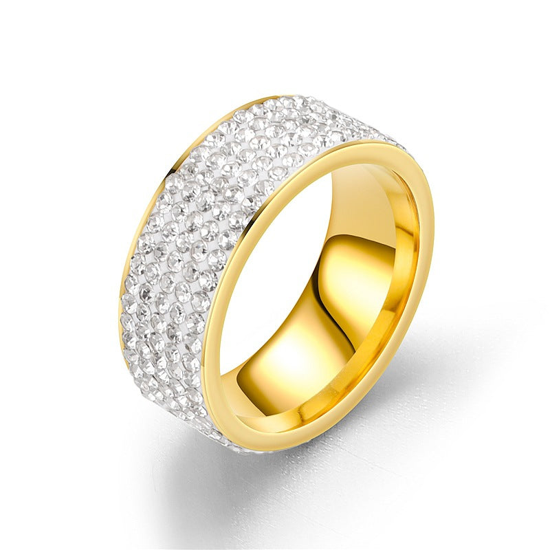 Damen Ring mit funkelndem Zirkonia-Besatz und elegantem Design Shop Nory
