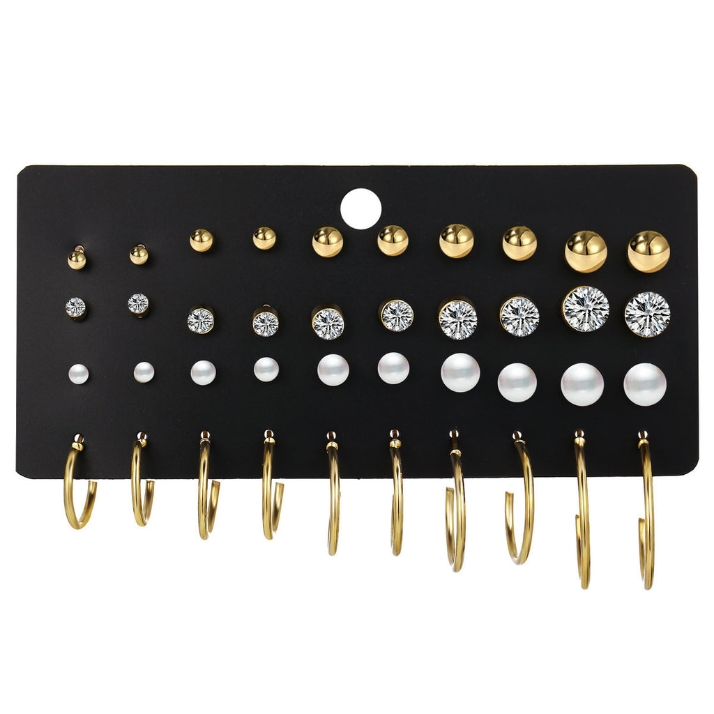 Damen Ohrringe Set aus verschiedenen eleganten Designs Shop Nory