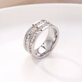 Damen luxuriöser Ring mit funkelnden Zirkonia-Steinen Shop Nory