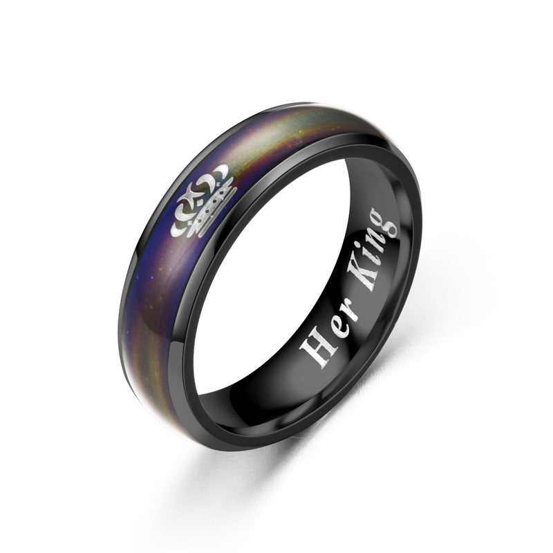 Damen Ring mit hochwertigem, graviertem Motiv und schimmernder Oberfläche Shop Nory
