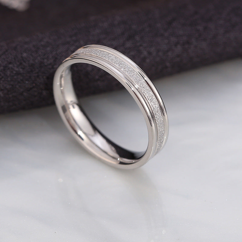 Damen Ring mit feiner Textur und elegantem Design Shop Nory