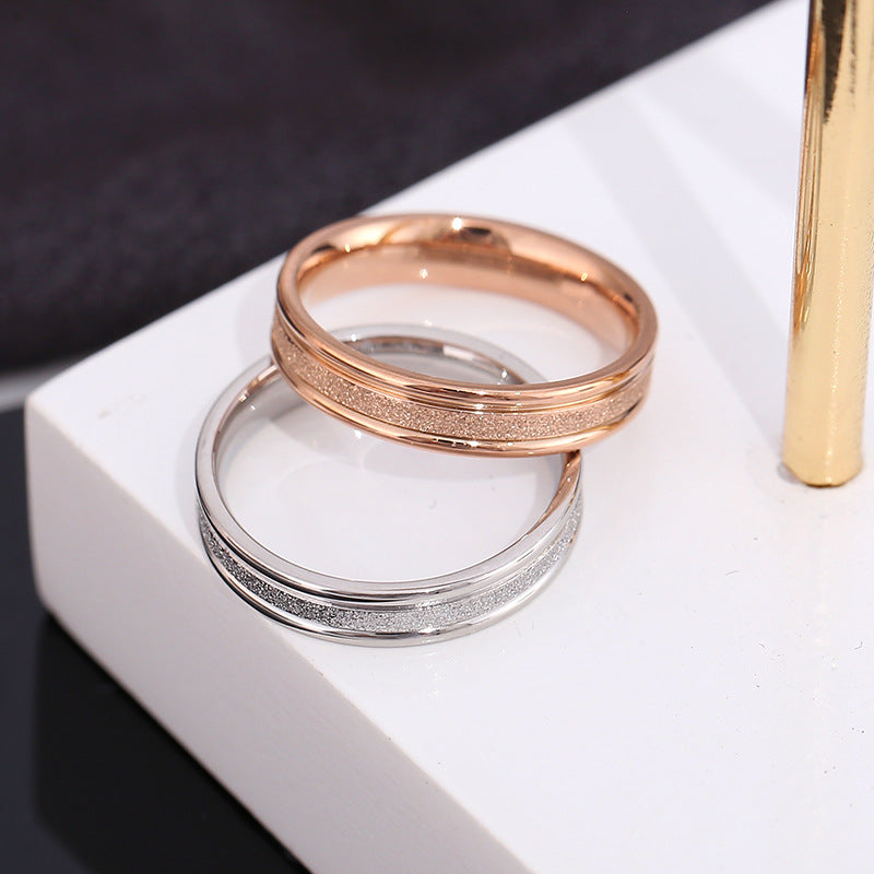Damen Ring mit feiner Textur und elegantem Design Shop Nory
