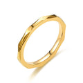 Damen Hochwertiger, facettierter Ring aus Edelstahl Shop Nory