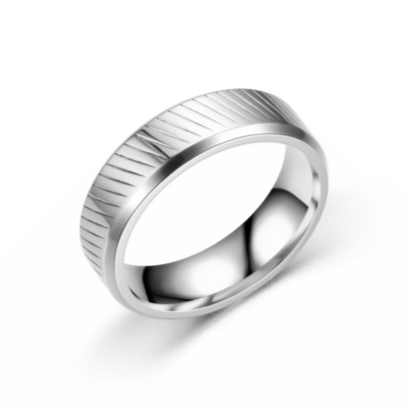 Herren Ring mit kunstvollem strukturiertem Oberflächendesign Shop Nory