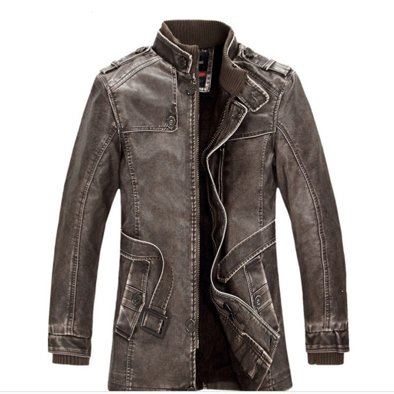 Herren Thermo-Denimparka mit Sherpa‑Futter, hohem Kragen und multifunktionalen Taschen Shop Nory