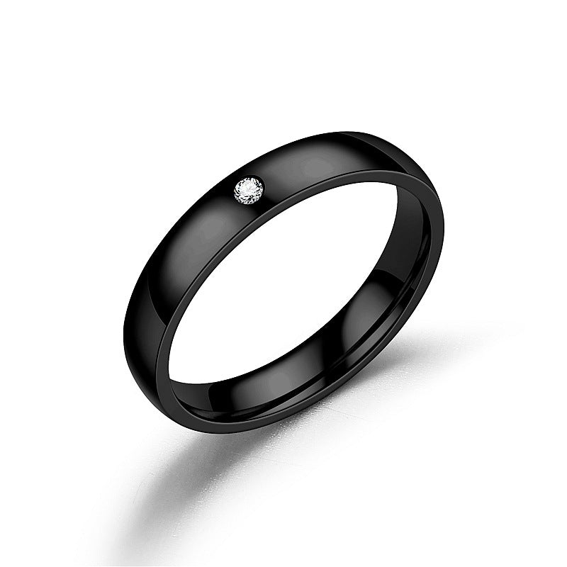 Damen Ring mit funkelndem Zirkonia-Stein und elegantem Oberflächenfinish Shop Nory