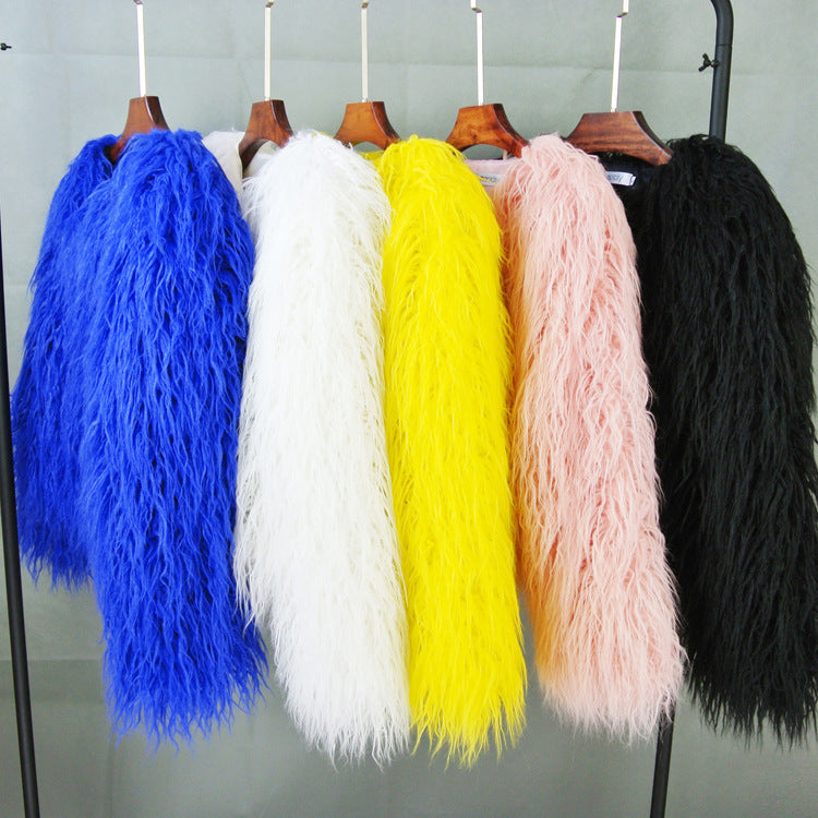 Fluffy Kurze Jacke