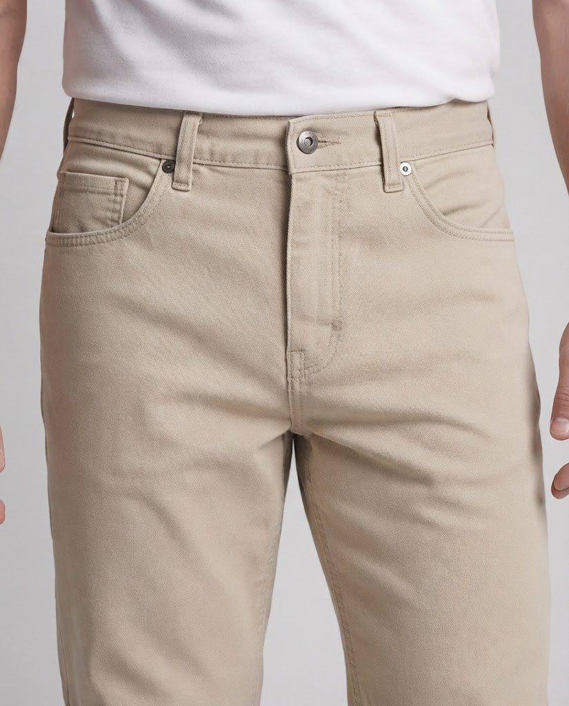 Herren Weite Utility-Twill-Hose mit Knieabnähern und bodenlangem Saum Shop Nory