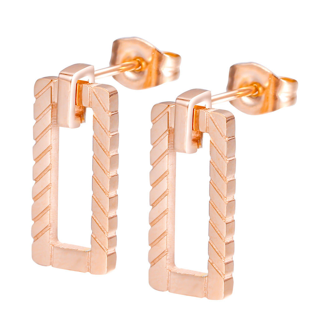 Damen geometrische Ohrstecker im modernen Design Shop Nory