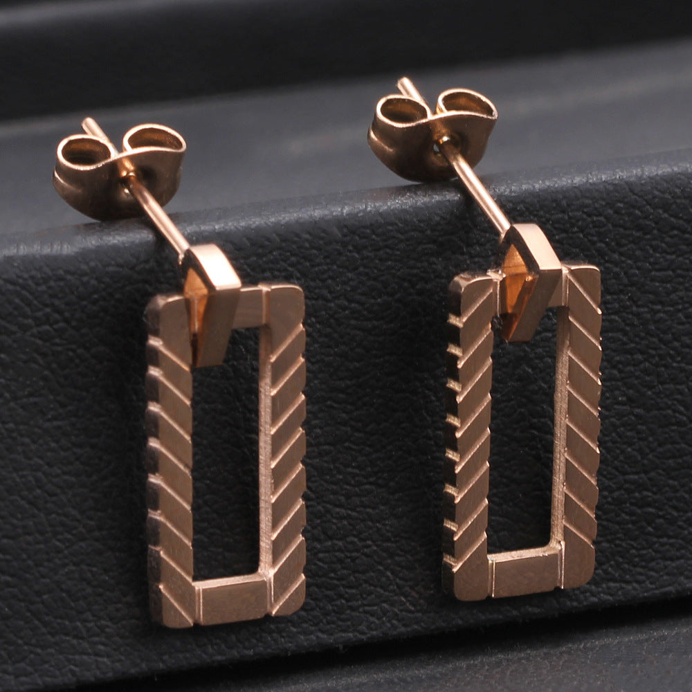 Damen geometrische Ohrstecker im modernen Design Shop Nory