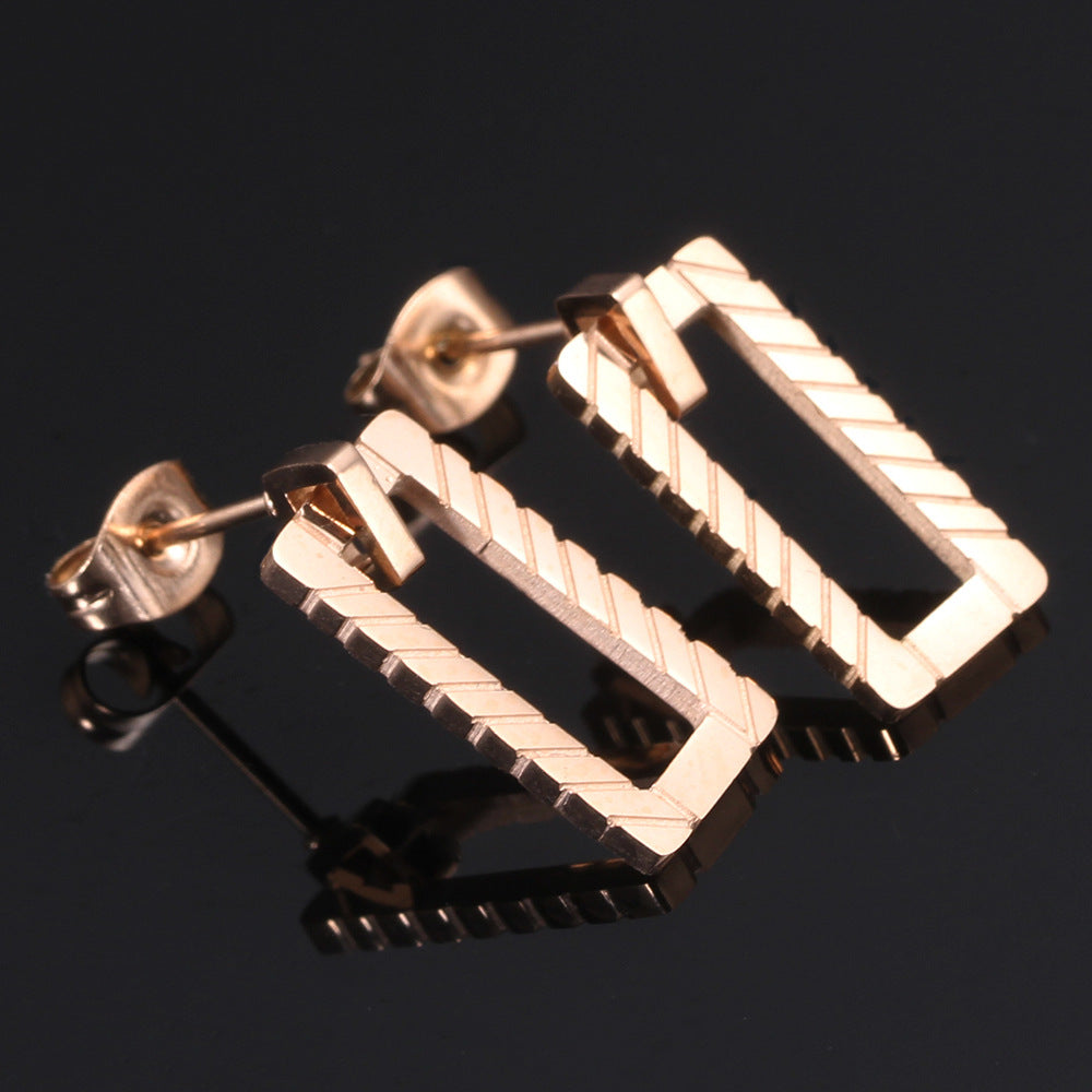 Damen geometrische Ohrstecker im modernen Design Shop Nory