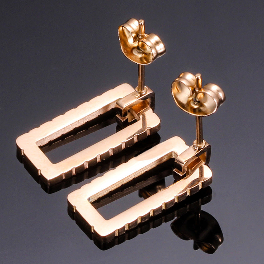 Damen geometrische Ohrstecker im modernen Design Shop Nory