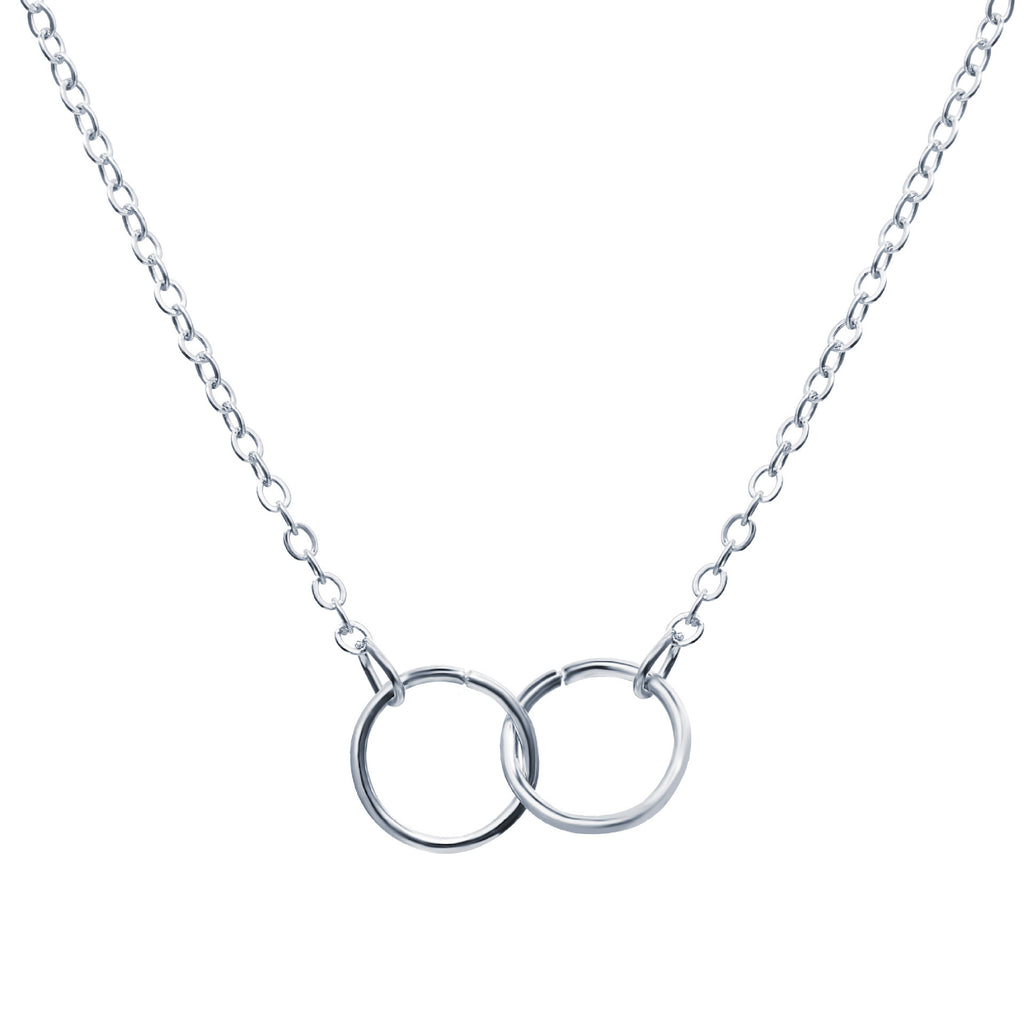 Damen Halskette mit doppeltem Ringdesign Shop Nory