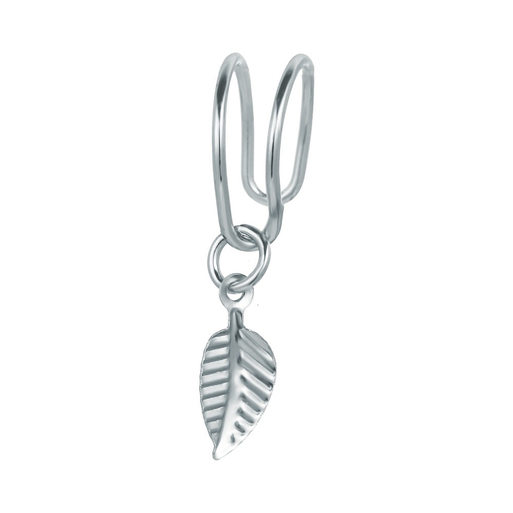 Damen Ohrcuff mit stilvollem Blattdesign Shop Nory