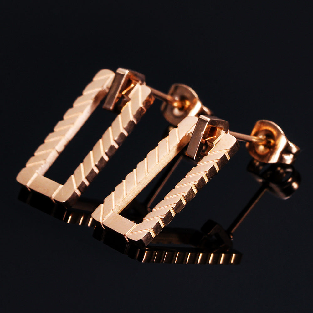 Damen geometrische Ohrstecker im modernen Design Shop Nory