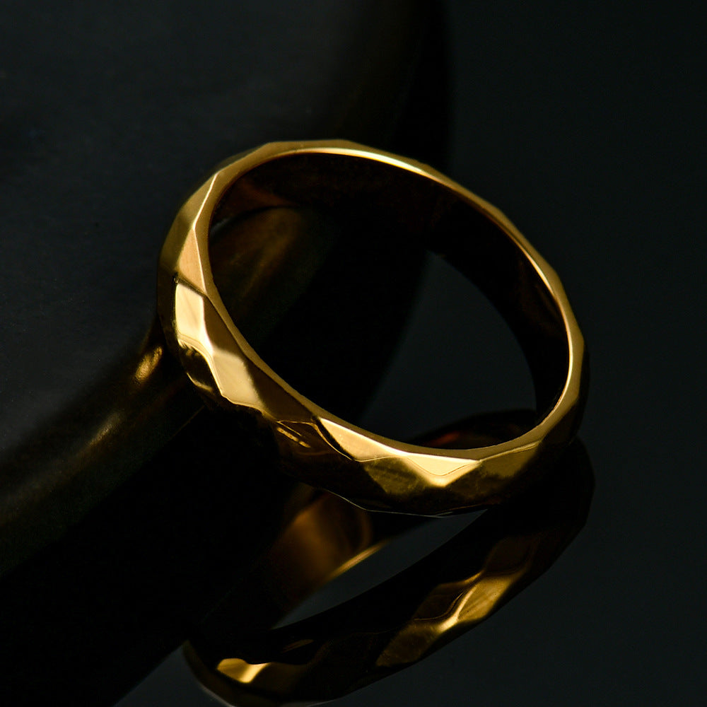 Damen Ring mit einzigartigem strukturierte Oberfläche Shop Nory