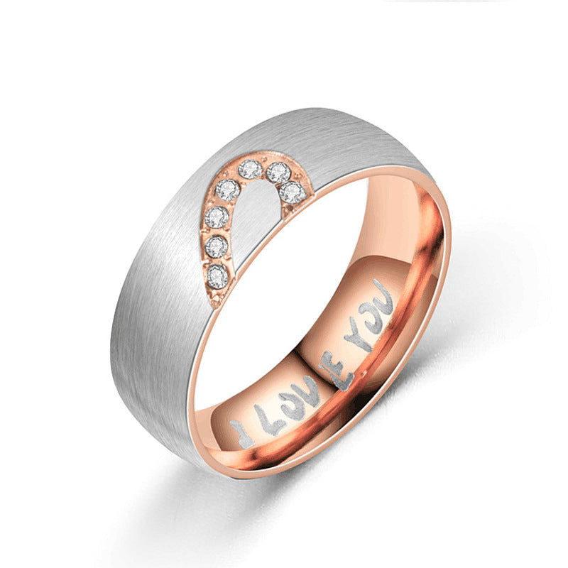 Herren Ring mit eingearbeitetem Herzmuster und funkelndem Zirkonia-Besatz Shop Nory