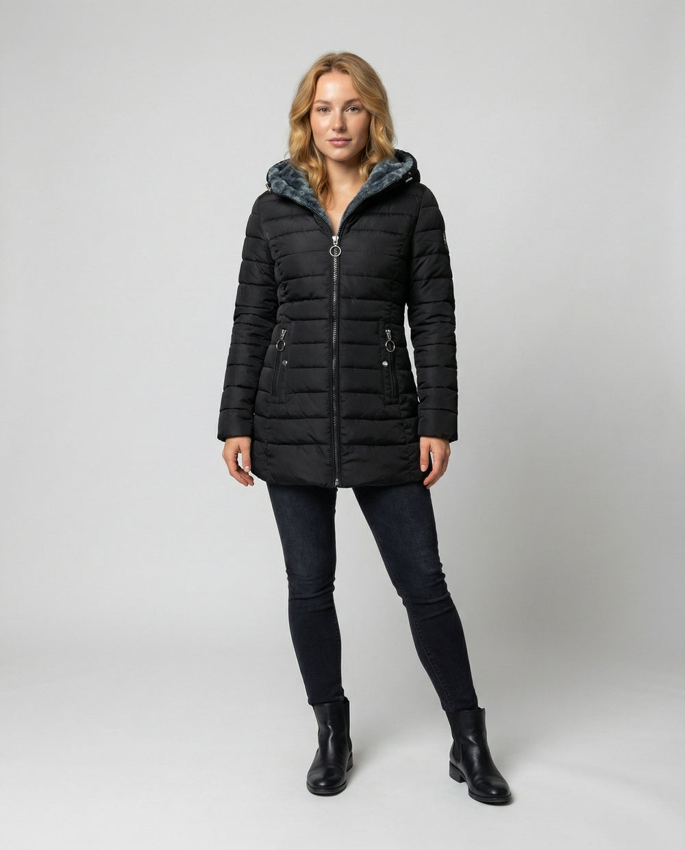 Lange Winterjacke Damen