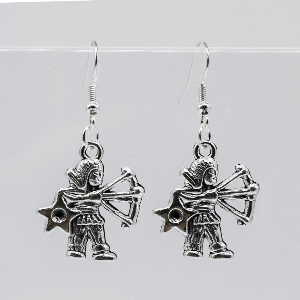 Silber Ohrringe mit Sternzeichen-Anhänger | Shop Nory