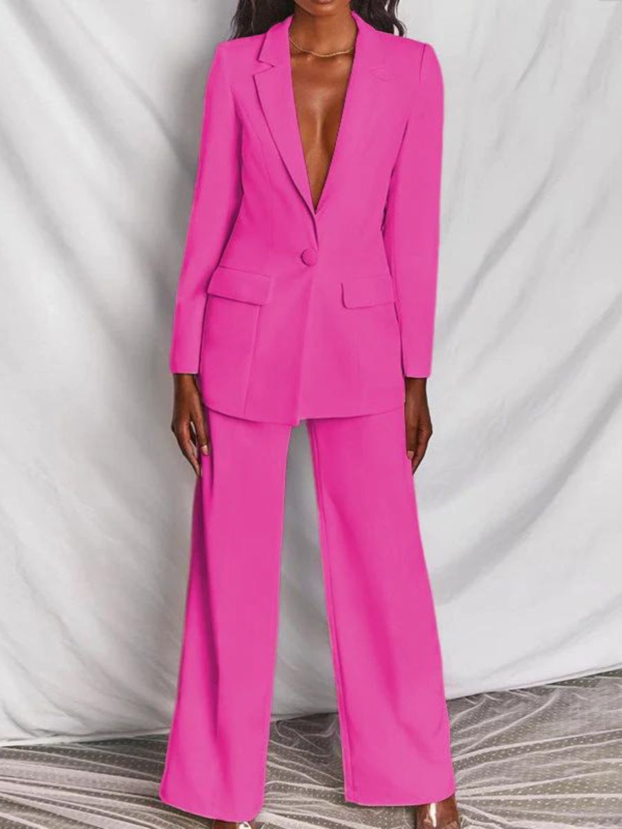 Blazer und Hose Set für Damen Business Kleidung