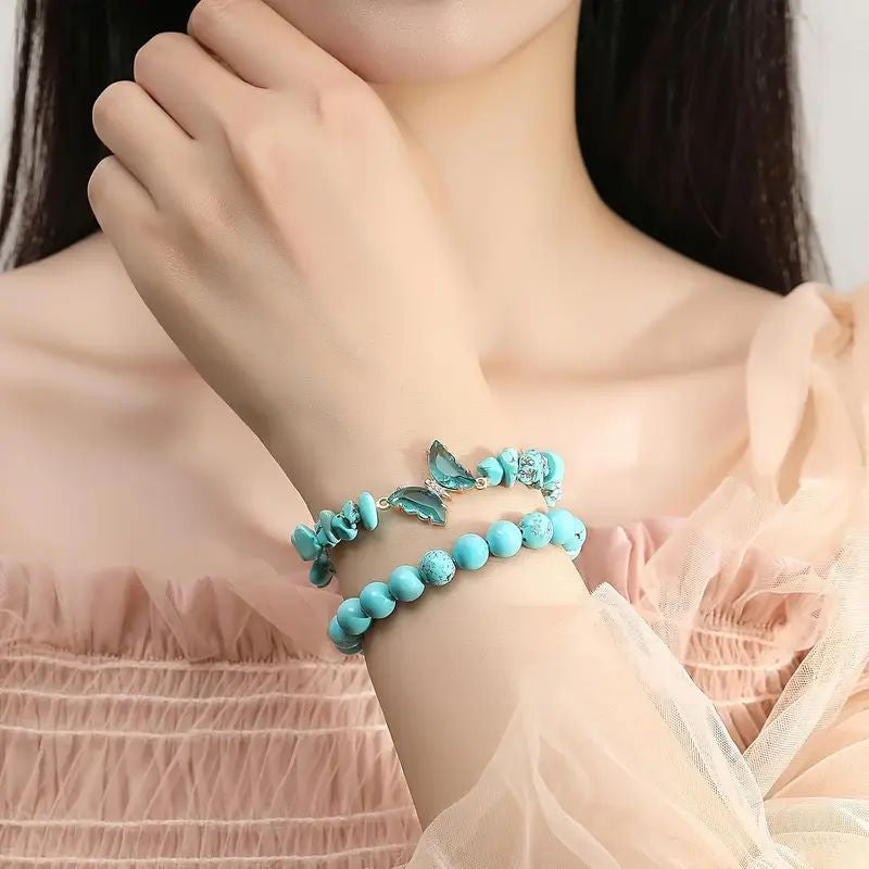 Schmetterlings Perlenarmband | Shop Nory
