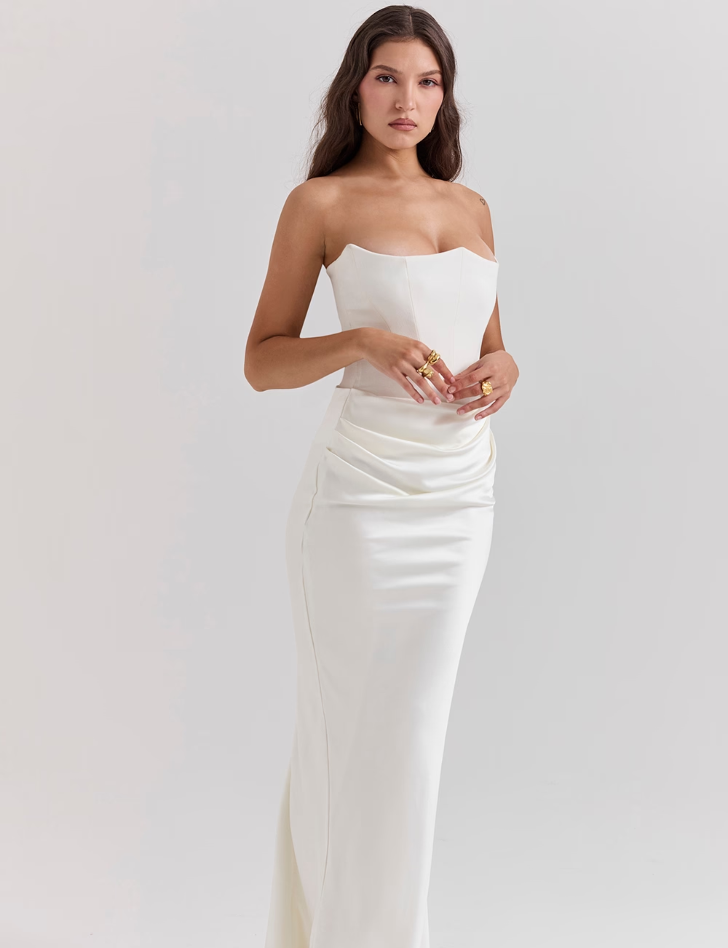 Maxi Korsett Kleid