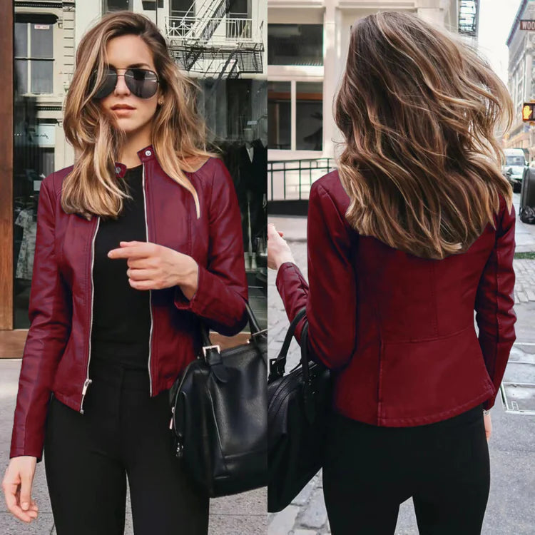 Shopnory | Modische Lederjacke