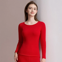 Klassisches Rot Damen Top
