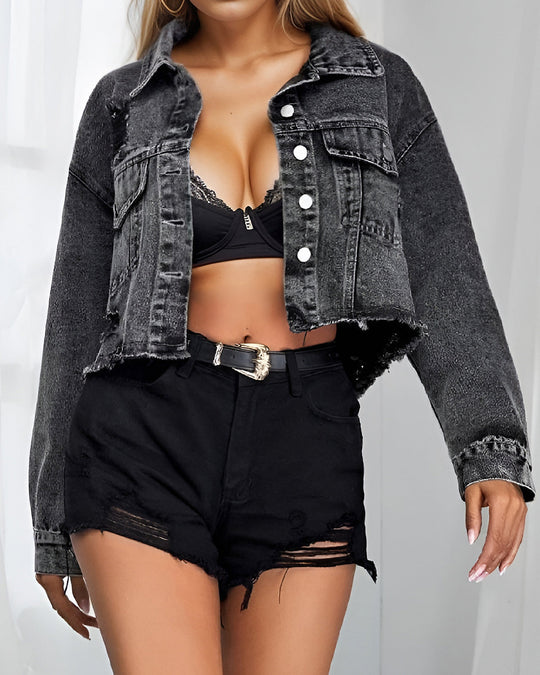 Shopnory | Denim Kurzjacke