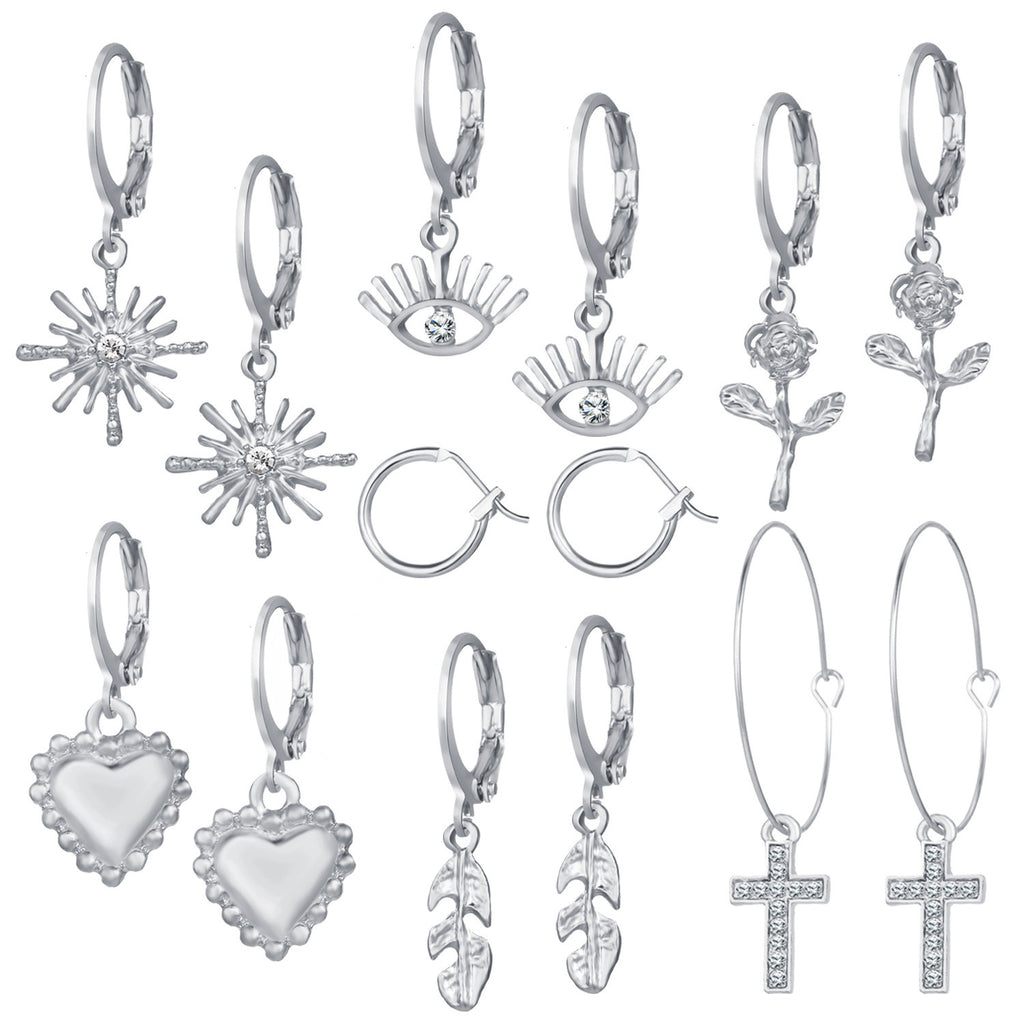 Damen Ohrringe Set mit kreativen hängenden Designs Shop Nory
