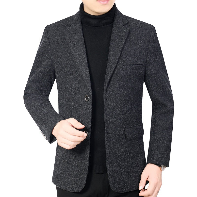 Herren Elegantes Wollmix-Sakko mit Slim Fit und Reverskragen Shop Nory