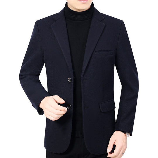 Herren Elegantes Wollmix-Sakko mit Slim Fit und Reverskragen Shop Nory