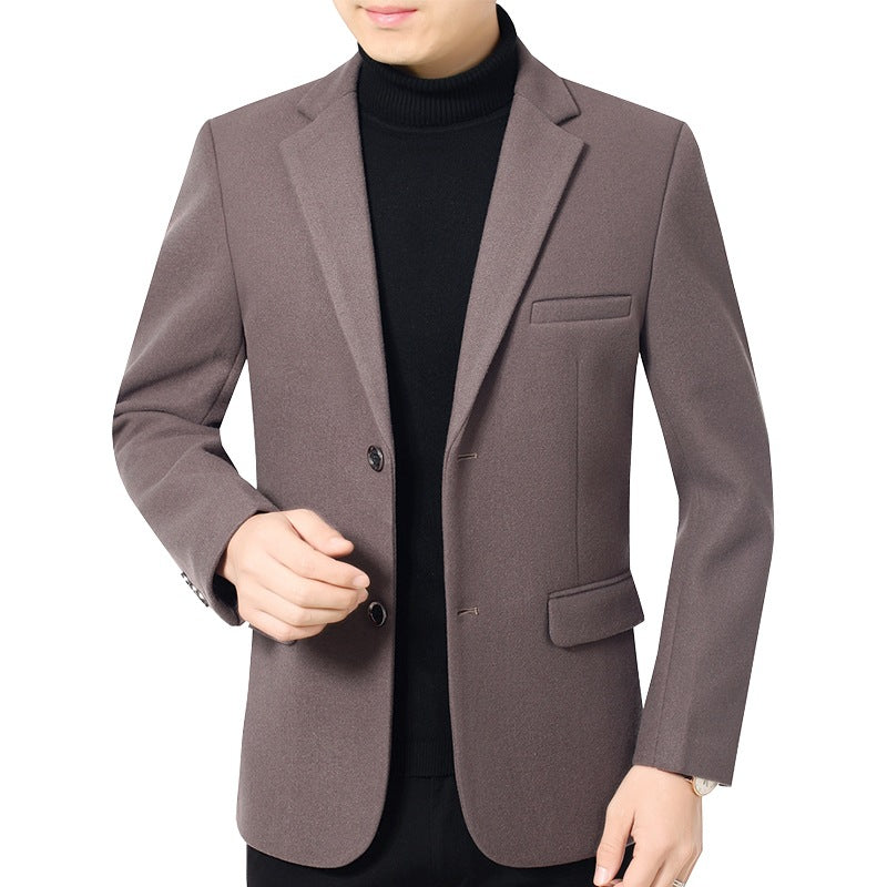 Herren Elegantes Wollmix-Sakko mit Slim Fit und Reverskragen Shop Nory