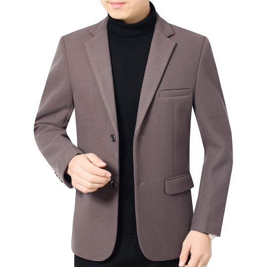 Herren Elegantes Wollmix-Sakko mit Slim Fit und Reverskragen Shop Nory