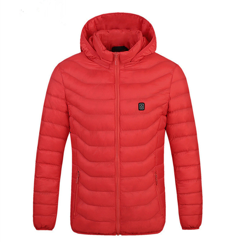 Herren wattierte Steppjacke mit Kapuze, ultraleicht und winddicht Shop Nory