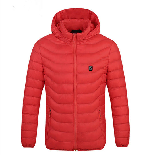 Herren wattierte Steppjacke mit Kapuze, ultraleicht und winddicht Shop Nory
