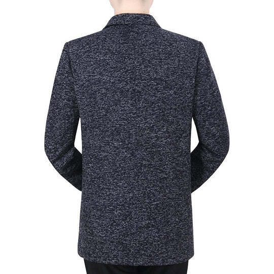 Herren Strukturiertes Casual-Sakko mit dezentem Melange-Effekt und Zweiknopf-Silhouette Shop Nory