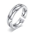 Damen Offener Ring mit kunstvollem Linienmuster und elegantem Design Shop Nory