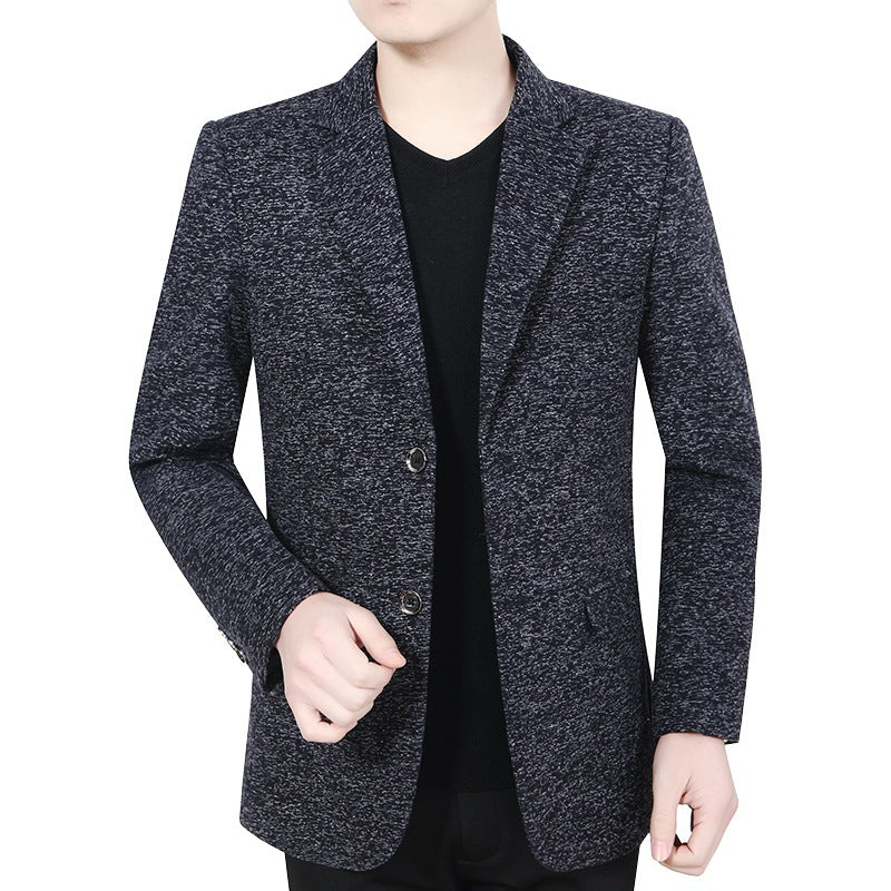 Herren Strukturiertes Casual-Sakko mit dezentem Melange-Effekt und Zweiknopf-Silhouette Shop Nory