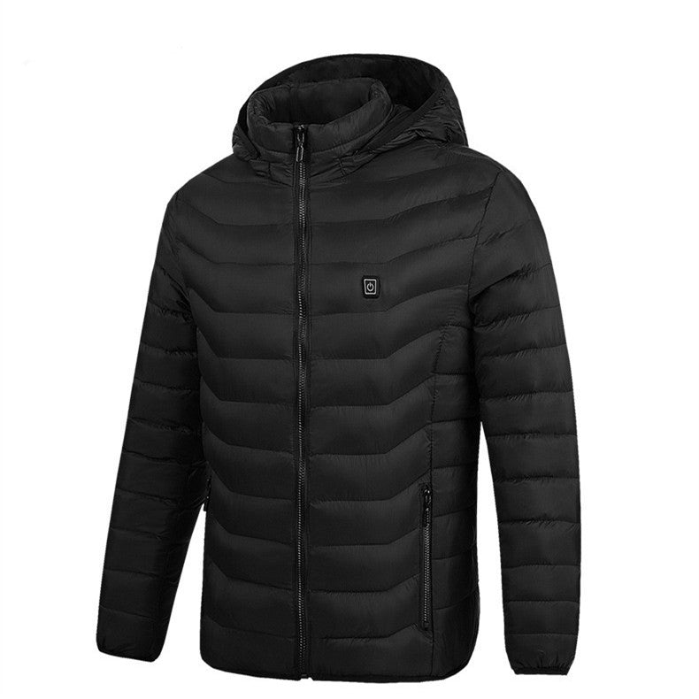 Herren wattierte Steppjacke mit Kapuze, ultraleicht und winddicht Shop Nory