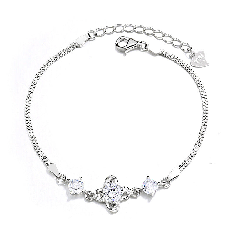 Damen Armband mit funkelnden Zirkonia und elegantem Design Shop Nory