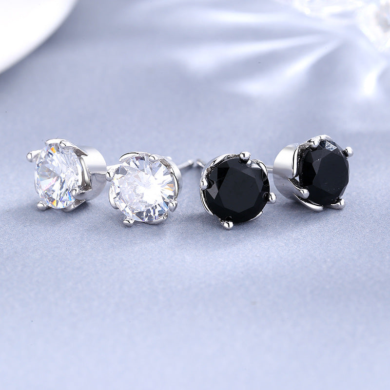 Damen Ohrringe mit funkelnden Kristallen in exquisitem Kranzdesign Shop Nory
