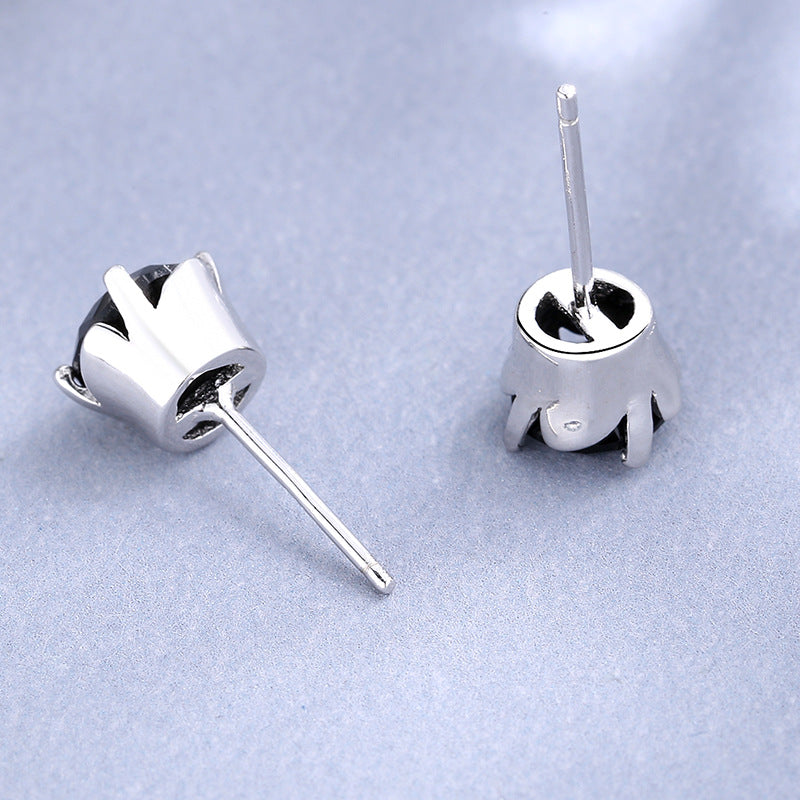 Damen Ohrringe mit funkelnden Kristallen in exquisitem Kranzdesign Shop Nory