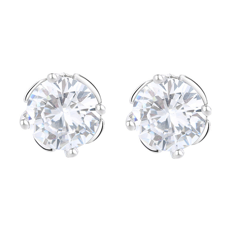 Damen Ohrringe mit funkelnden Kristallen in exquisitem Kranzdesign Shop Nory