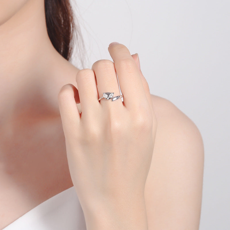 Damen Offener Ring mit kreativem Tiermotiv Shop Nory