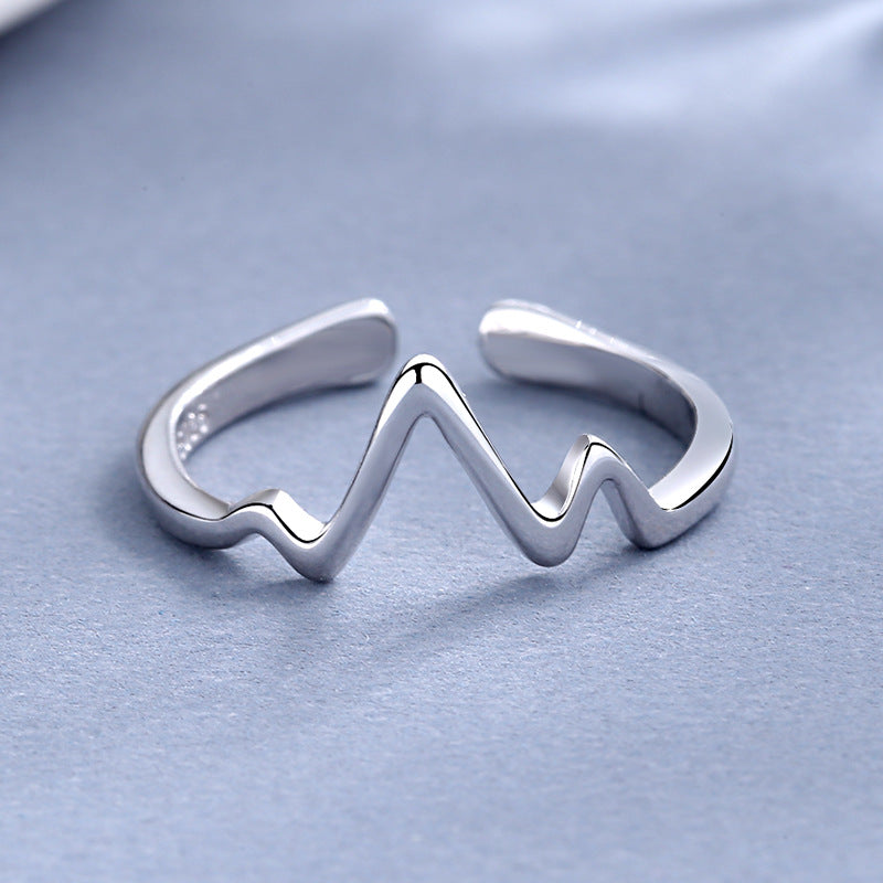 Damen offener Ring im kreativen Blitzdesign Shop Nory